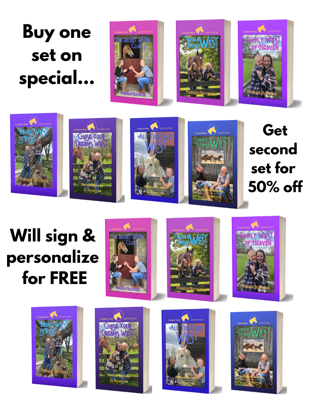 Spring Reading Deal: All 7 Paperbacks BOGO 50% OFF