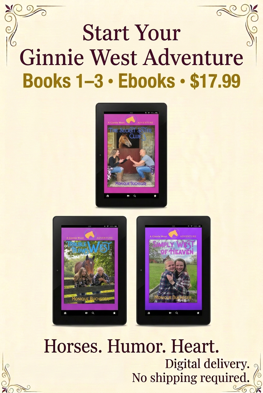 Matching Ginnie West three-ebook starter bundle graphic